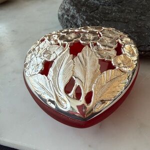 Vintage Christofle Heart Shaped Box Valentine’s Day